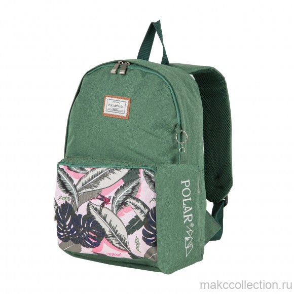 Городской рюкзак Polar П0056 зеленый цвет