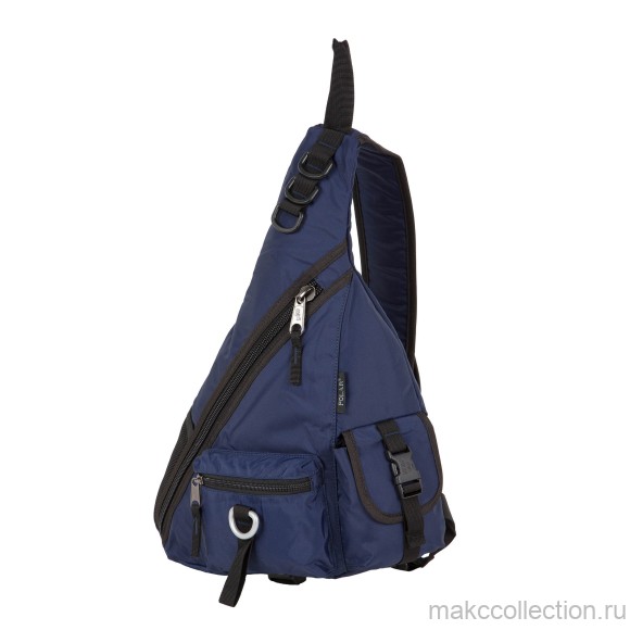 Однолямочный рюкзак П1378 (Синий)