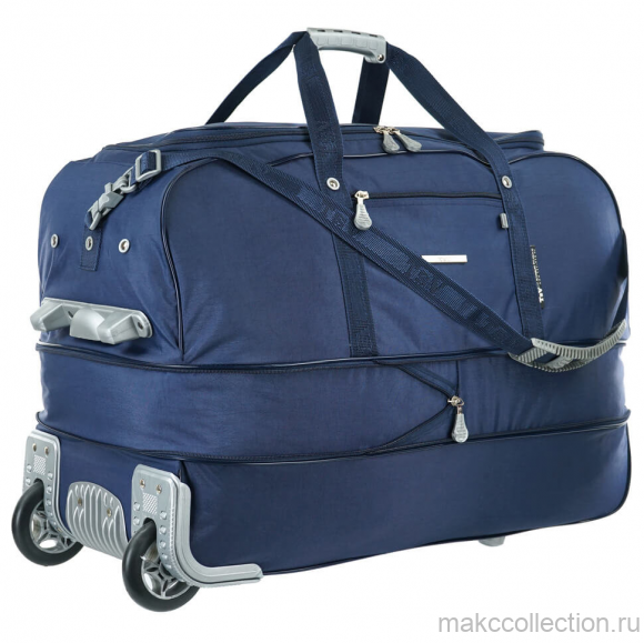 Дорожная сумка на колесах TsV 445.20 синий цвет