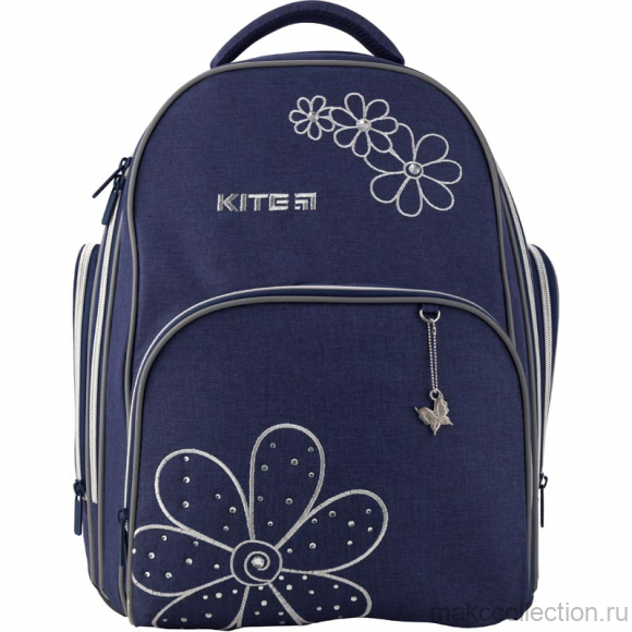 Рюкзак Kite K19-705S-1 Education Flowery школьный синий