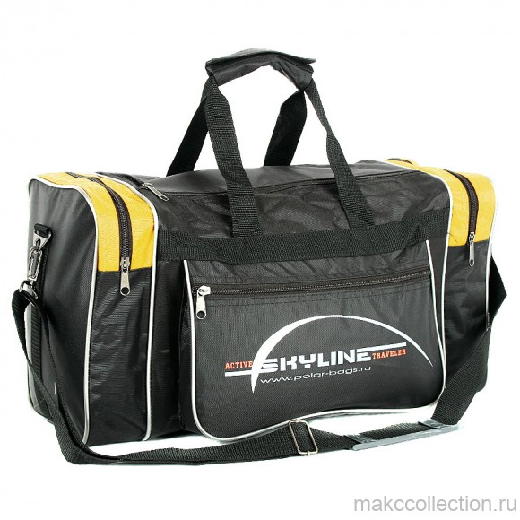 Спортивная сумка Polar Джонсон 6009с желтый с черным цвет
