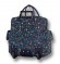 Дорожная сумка на колесах TsV 507 синий цвет с бабочками