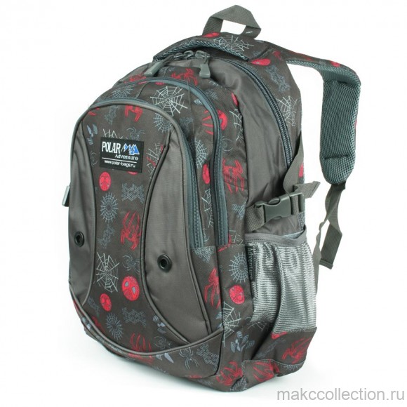 Городской рюкзак Polar 80062 темно-серый цвет