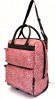 Хозяйственная (дачная) сумка на колесах 541 розовый цвет