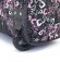 Дорожная сумка на колесах TsV 508 черный цвет с розовым