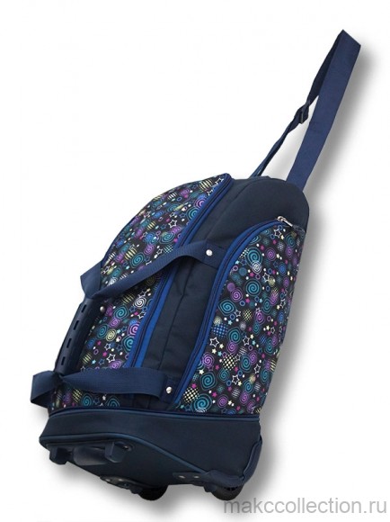 Хозяйственная (дачная) сумка на колесах 542 синий цвет