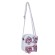 DW-989 Рюкзак с сумочкой (/3 бело-розовый)