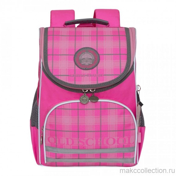 RAm-084-7 Рюкзак школьный с мешком (/2 жимолость - розовый)