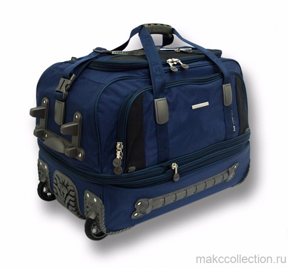 Дорожная сумка на колесах TsV 406.23т синий цвет