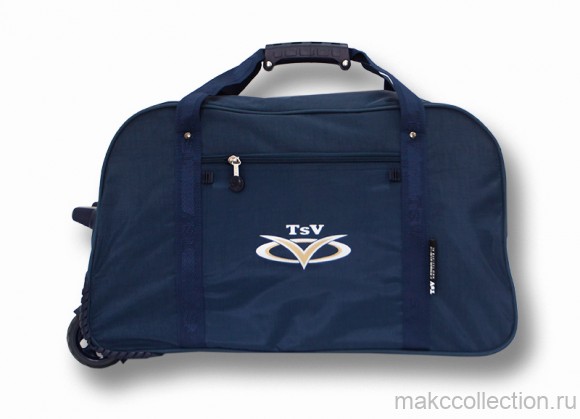 Дорожная сумка на колесах TsV 452C синий цвет