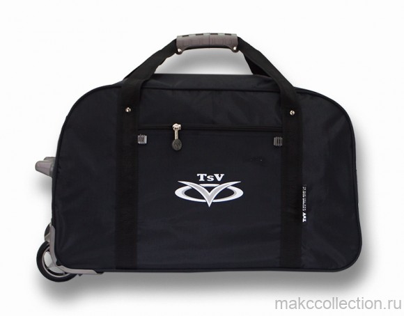 Дорожная сумка на колесах TsV 452C черный цвет