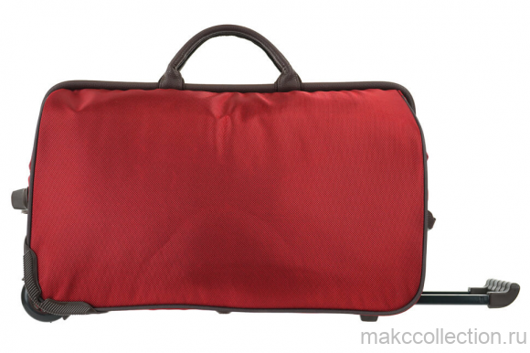 Дорожная сумка на колесах TsV 513.28 красный цвет