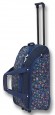 Дорожная сумка на колесах TsV 495 синий цвет с узором