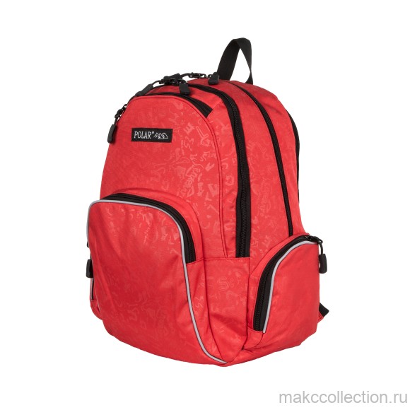 Школьный рюкзак Polar 17303 красный цвет