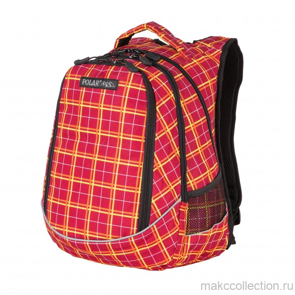 Школьный рюкзак Polar 18301 красный цвет