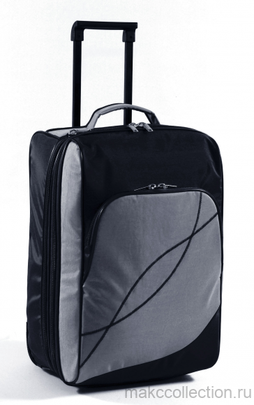 Мягкий чемодан Докофа 24-717-20 С 7981 черный с серым