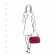 Женская сумка из кожи 9026 (Темно-розовый)