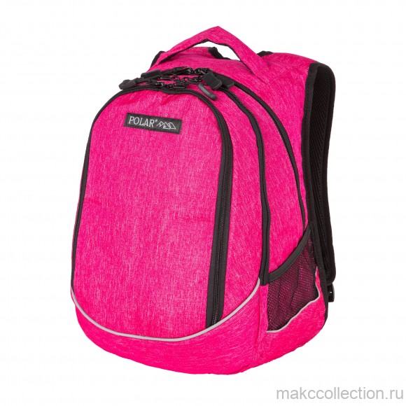 Школьный рюкзак Polar 18301 темно-розовый цвет