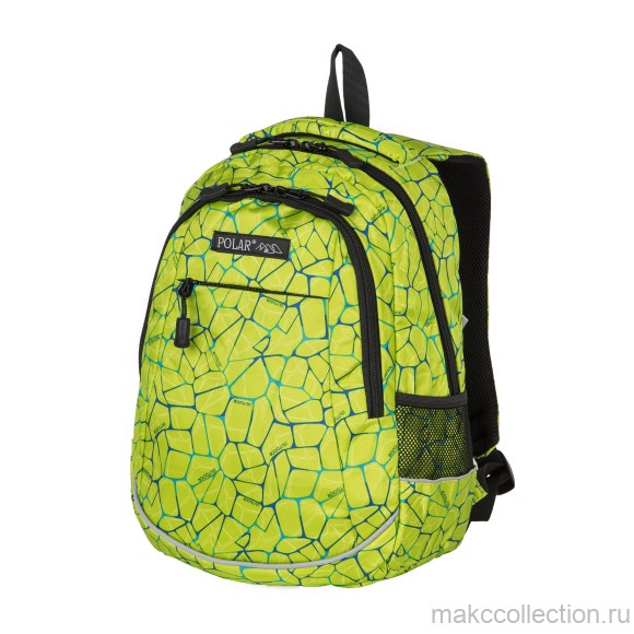 Школьный рюкзак Polar 18302 зеленый цвет