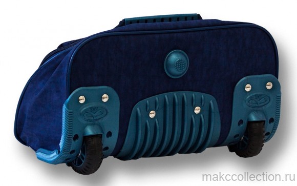 Хозяйственная (дачная) сумка на колесах 526.2 синий цвет