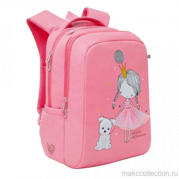 RG-166-1 Рюкзак школьный (/4 розовый)