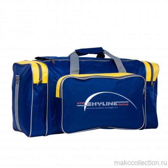 Спортивная сумка Polar 6008/6 желтый с синим цвет