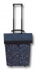 Дорожная сумка на колесах TsV 498 синий цвет с бабочками