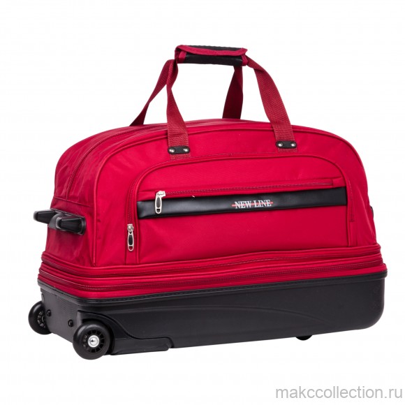 Дорожная сумка на колесах А245 (Бордовый)