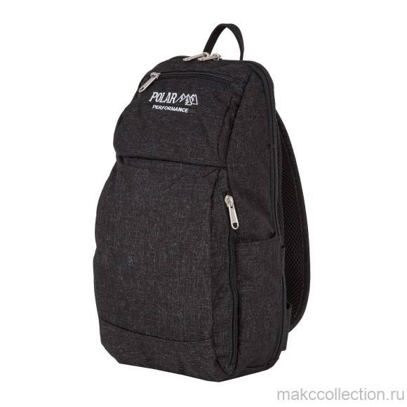 Однолямочный рюкзак Polar П2191 черный цвет