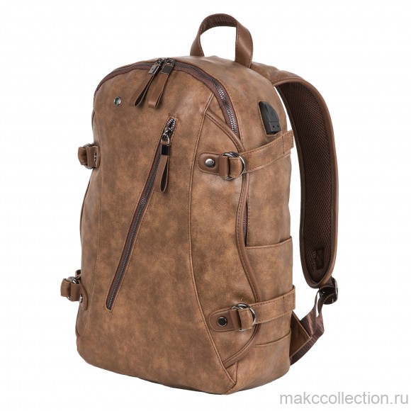Городской рюкзак Polar П0273 коричневый цвет