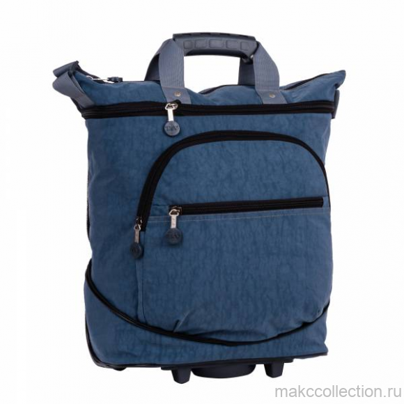 Хозяйственная (дачная) сумка на колесах 526.22 синий цвет