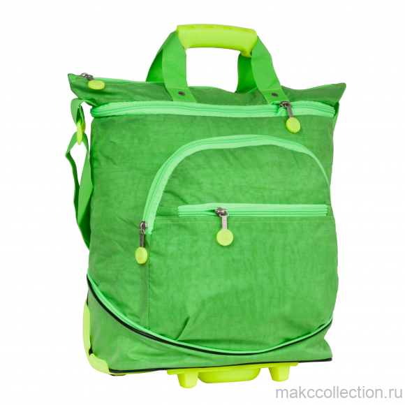 Хозяйственная (дачная) сумка на колесах 526.22 зеленый цвет