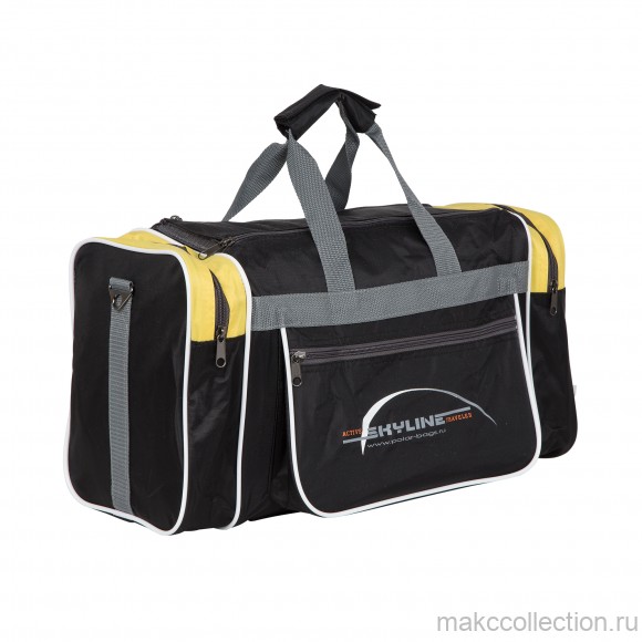 Спортивная сумка Polar 6009/6 желтый с черным цвет