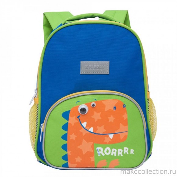 RK-076-6 рюкзак детский (/1 синий - салатовый)