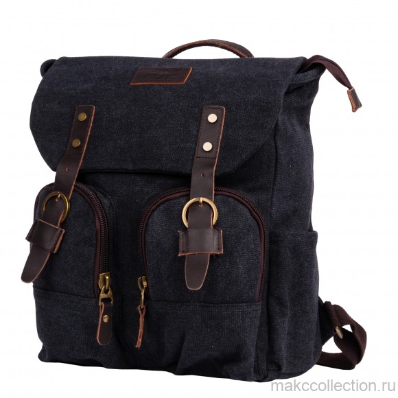 Городской рюкзак Polar П3788 черный цвет