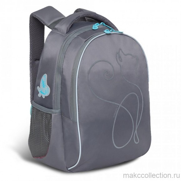 RG-168-3 рюкзак школьный (/2 серый)