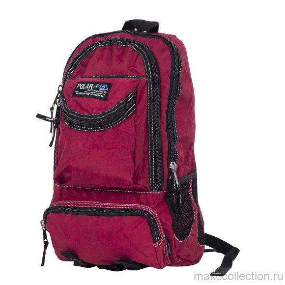 Городской рюкзак Polar П1227 бордовый цвет