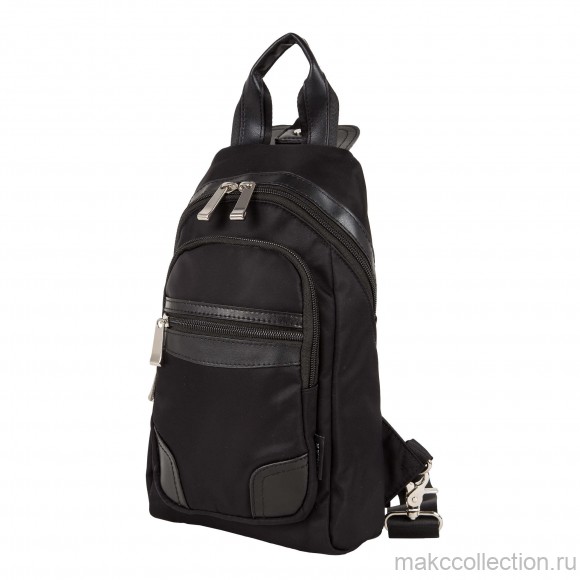 Однолямочный рюкзак П0098 (Черный)