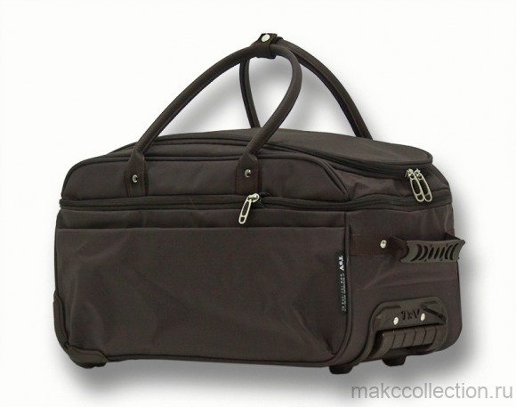 Дорожная сумка на колесах TsV 500.28 коричневый цвет