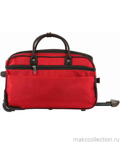 Дорожная сумка на колесах TsV 500.28 красный цвет