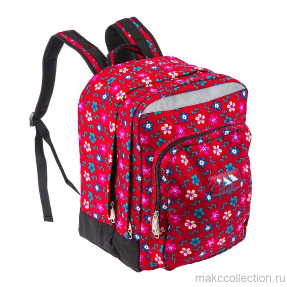 Школьный рюкзак Polar П3821 красный цвет