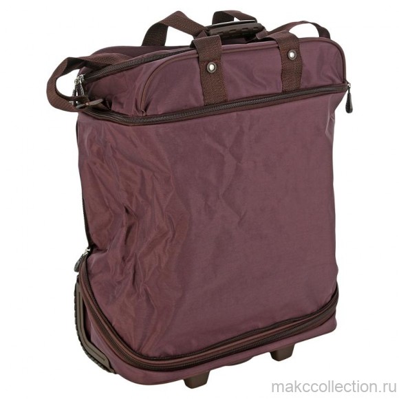 Хозяйственная (дачная) сумка на колесах 529.2 коричневый цвет