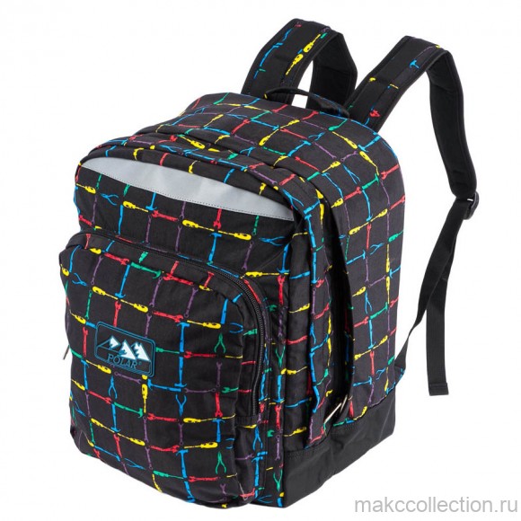 Школьный рюкзак Polar П3821 черный цвет