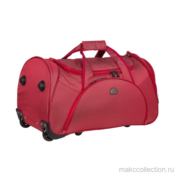 Дорожная сумка на колесах Polar 7037.5 красный цвет