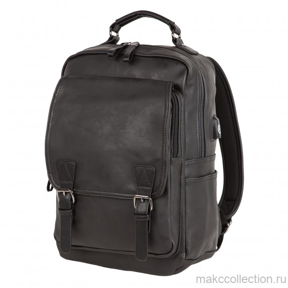 Городской рюкзак П0272 (Черный)
