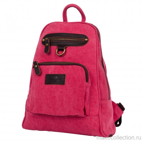 П8001-01 красный рюкзак брезент (Красный)