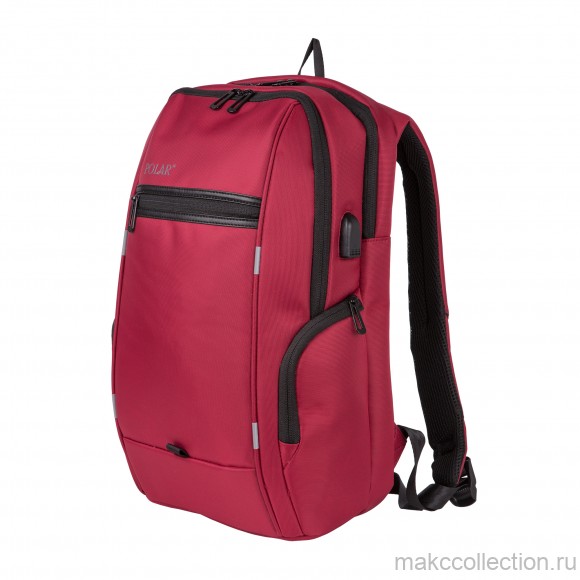 Рюкзак для ноутбука Polar К3140 красный цвет