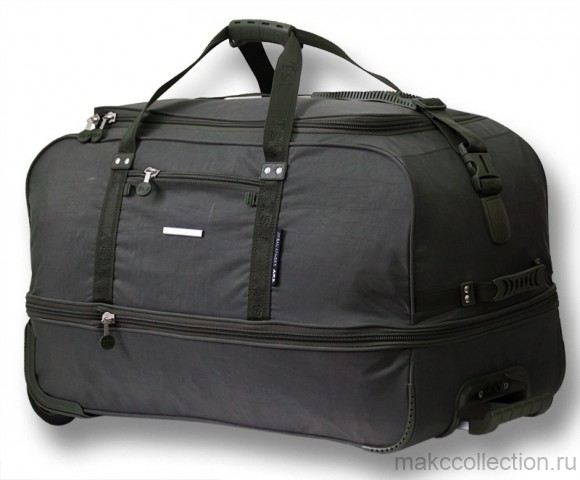 Дорожная сумка на колесах TsV 445.22 серый цвет
