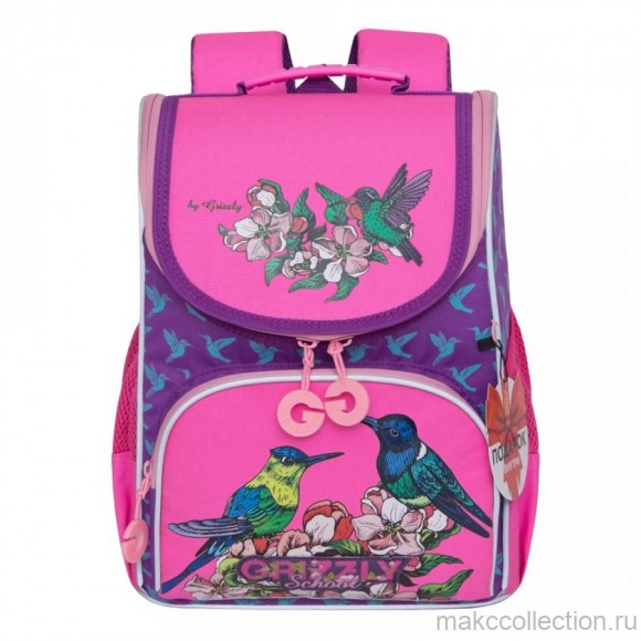 RAm-084-3 Рюкзак школьный с мешком (/2 фиолетовый - жимолость)
