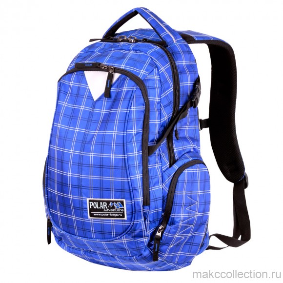 Городской рюкзак Polar П1572 синий цвет
